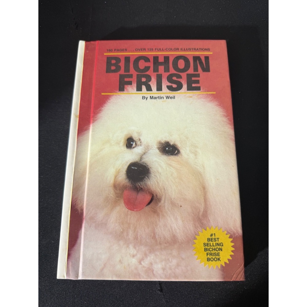 T.F.H. Publications Bichon Frise Book Martin Weil 1988 Hardcover  Illustrated